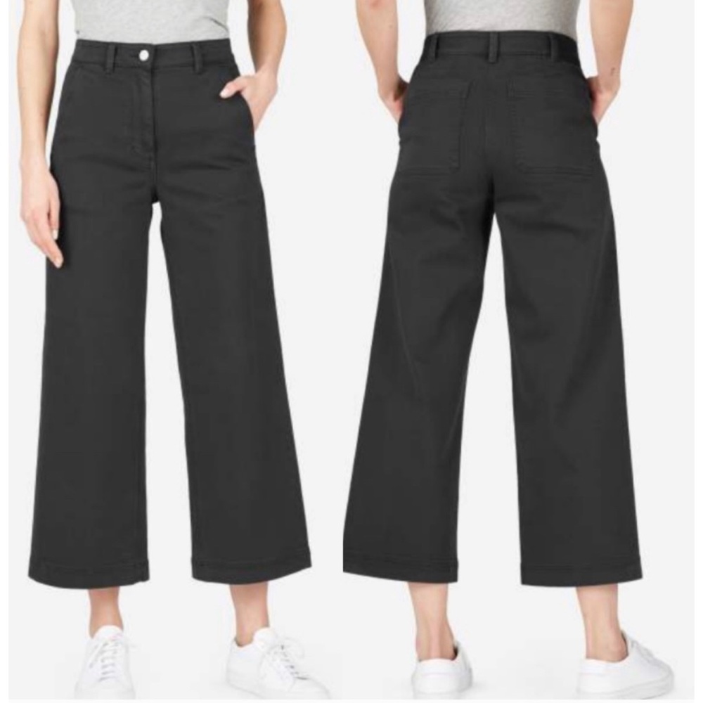 Everlane Black Wide-Leg Pants